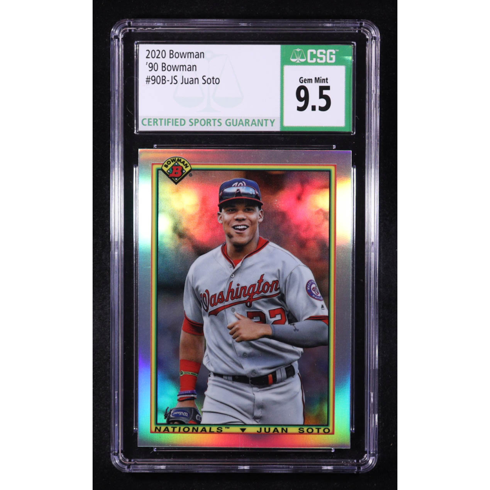 Juan Soto 2020 Bowman '90 #90B-JS (CSG 9.5) at PristineAuction.com