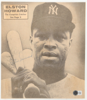 Elston Howard & Bob Turley Signed Program Page (Beckett) at PristineAuction.com