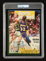 Larry Bird & Magic Johnson Signed "Sports Illustrated" Magazine Cover (PSA Auto 10) at PristineAuction.com