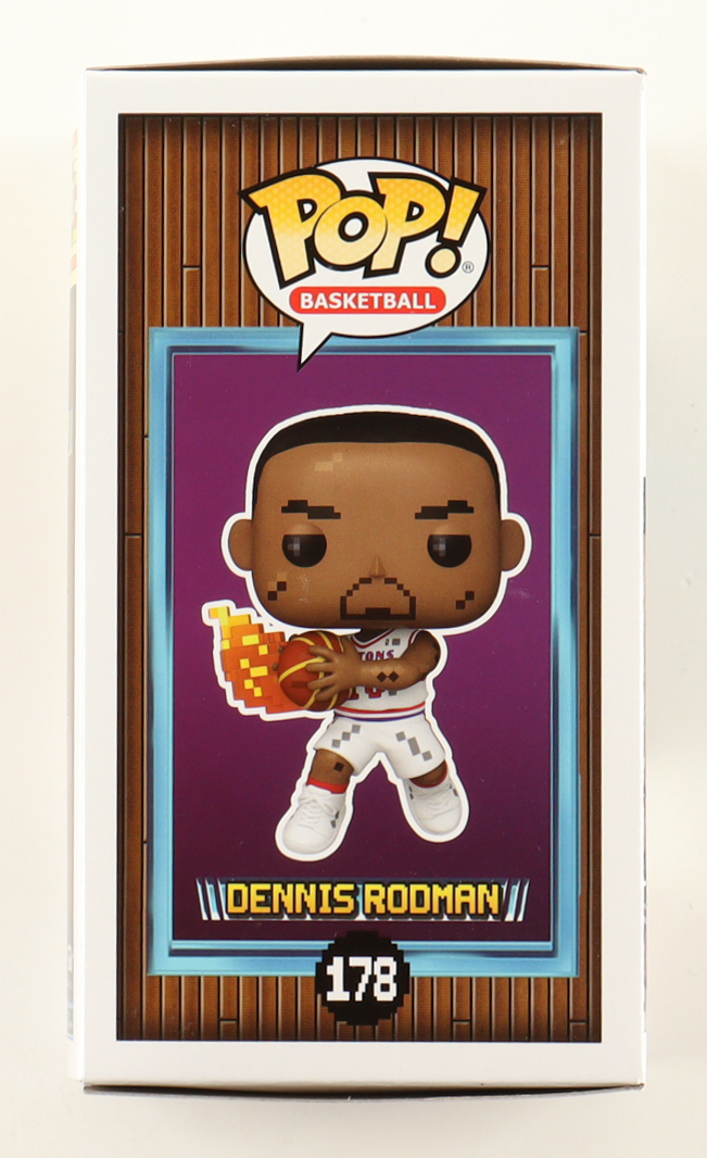 Dennis Rodman Signed "NBA Jam" #178 Funko Pop! Vinyl Figure (Authentic Ink) at PristineAuction.com Dennis Rodman Signed "NBA Jam" #178 Funko Pop! Vinyl Figure (Authentic Ink) at PristineAuction.com