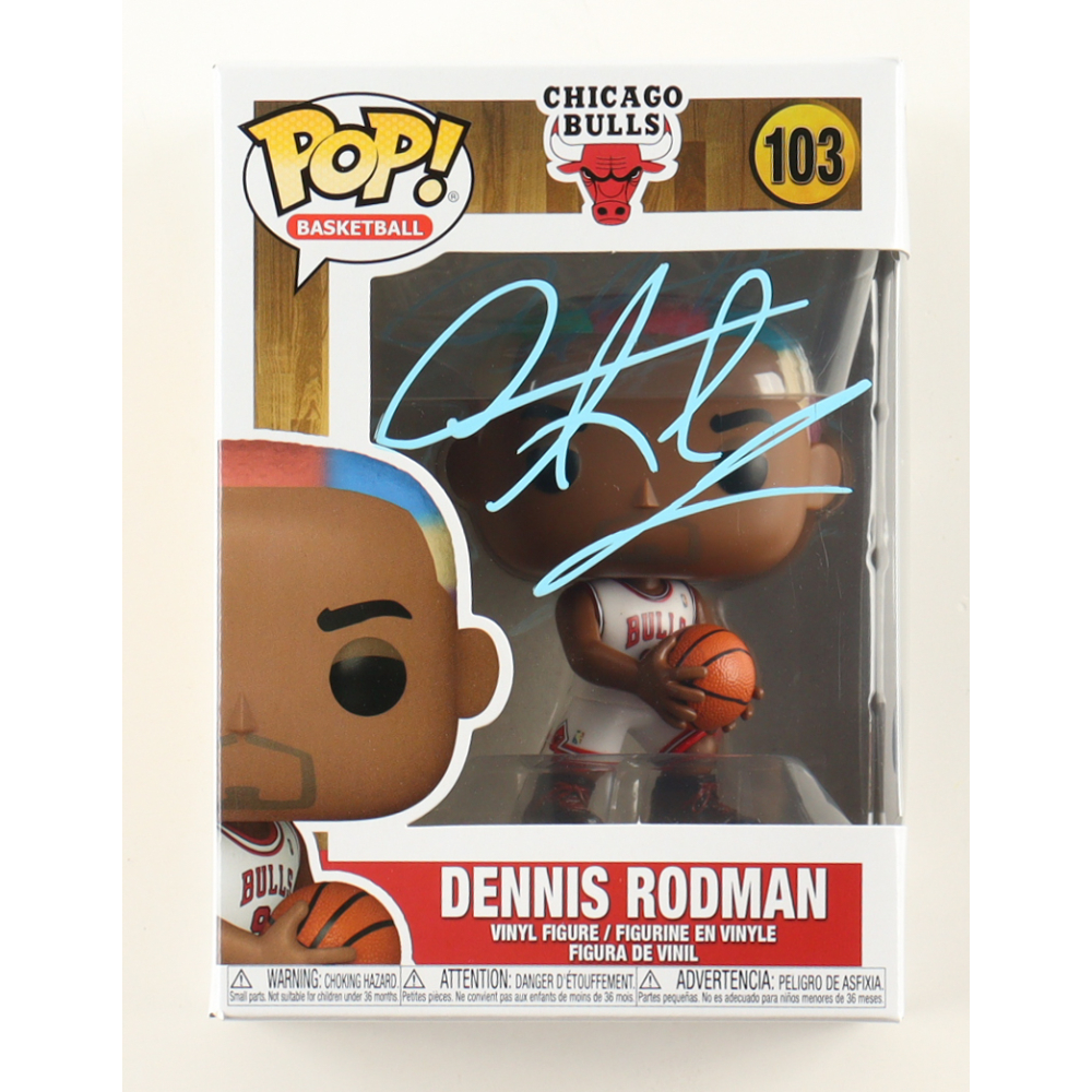 Dennis Rodman Signed "Bulls" #103 Funko Pop! Vinyl Figure (Authentic Ink) at PristineAuction.com