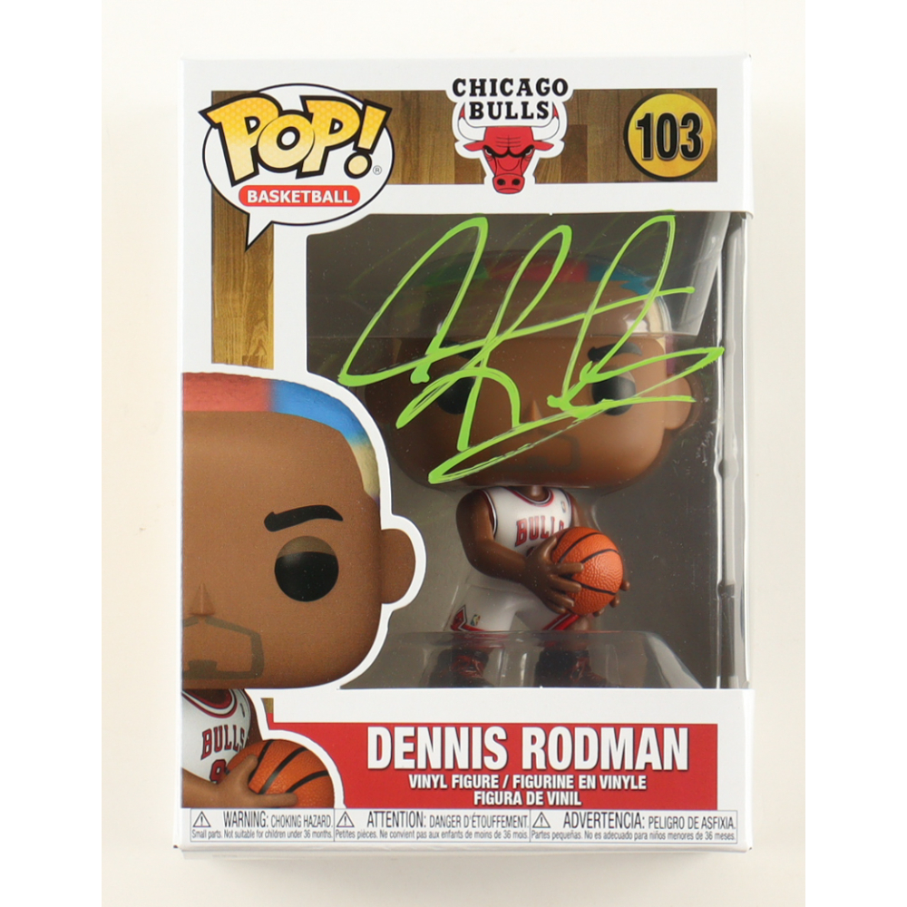 Dennis Rodman Signed "Bulls" #103 Funko Pop! Vinyl Figure (Authentic Ink) at PristineAuction.com