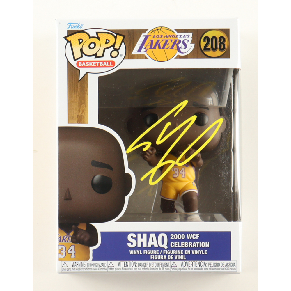 Shaquille O'Neal Signed Lakers #208 Shaq 2000 WCF Celebration Funko Pop! Vinyl Figure (Authentic Ink) at PristineAuction.com