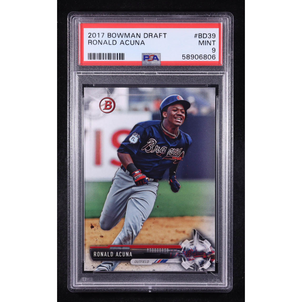 Ronald Acuna 2017 Bowman Draft #BD-39 RC (PSA 9) at PristineAuction.com
