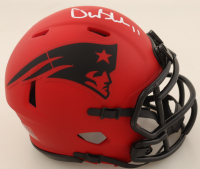 Drew Bledsoe Signed Patriots Rave Alternate Speed Mini Helmet (JSA) at PristineAuction.com