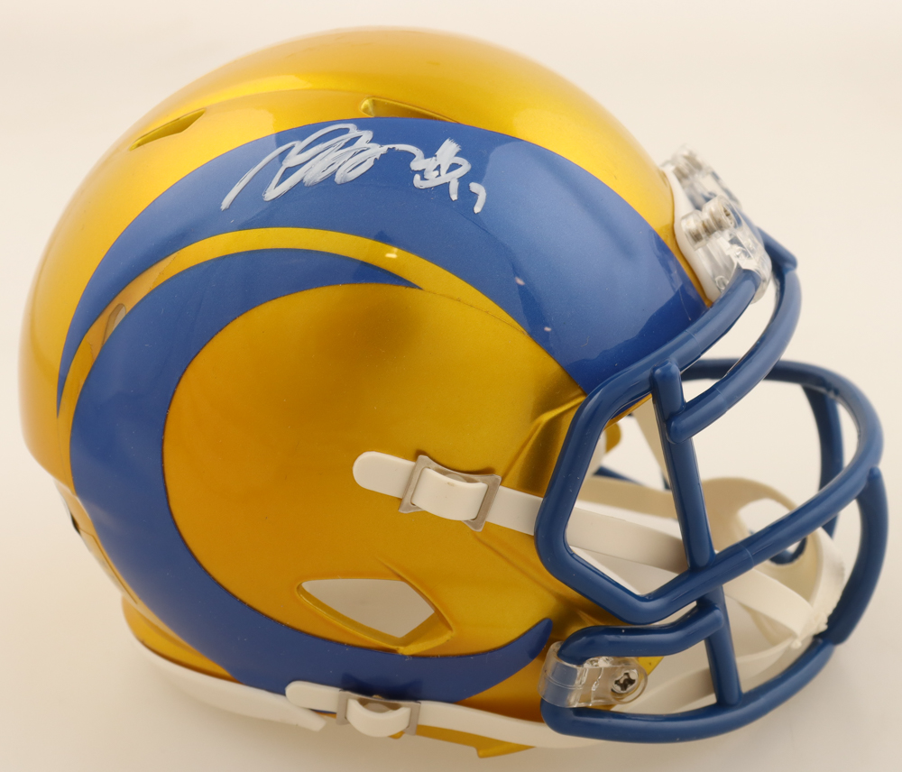 Davante Adams Signed Rams Flash Alternate Speed Mini Helmet (Beckett) at PristineAuction.com Davante Adams Signed Rams Flash Alternate Speed Mini Helmet (Beckett) at PristineAuction.com