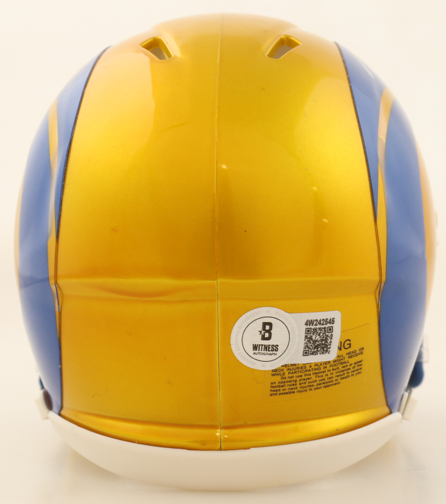 Davante Adams Signed Rams Flash Alternate Speed Mini Helmet (Beckett) at PristineAuction.com Davante Adams Signed Rams Flash Alternate Speed Mini Helmet (Beckett) at PristineAuction.com