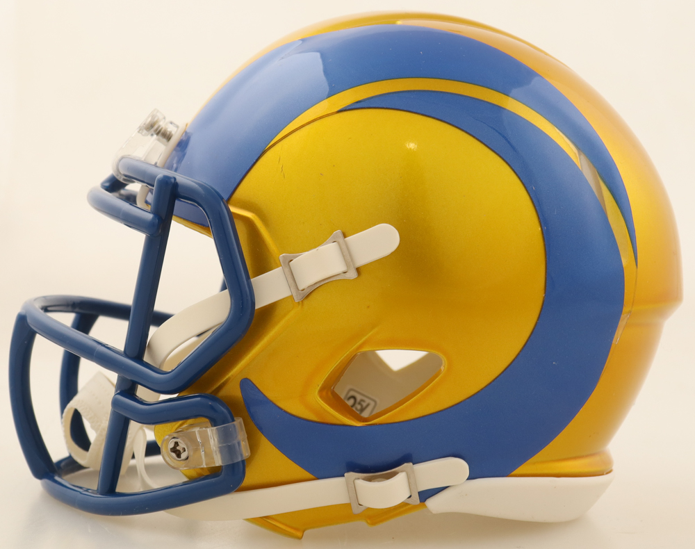 Davante Adams Signed Rams Flash Alternate Speed Mini Helmet (Beckett) at PristineAuction.com Davante Adams Signed Rams Flash Alternate Speed Mini Helmet (Beckett) at PristineAuction.com