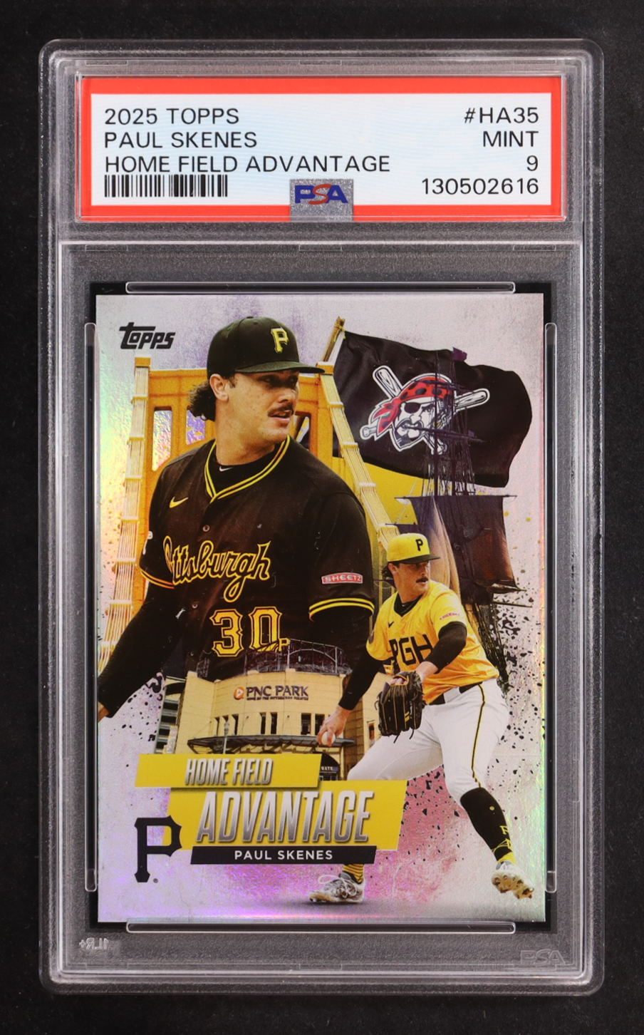 Paul Skenes 2025 Topps Home Field Advantage #HA35 (PSA 9) at PristineAuction.com Paul Skenes 2025 Topps Home Field Advantage #HA35 (PSA 9) at PristineAuction.com