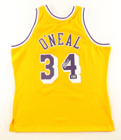 Shaquille O'Neal Signed Lakers Mitchell & Ness Authentic Jersey (Beckett) at PristineAuction.com