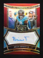 Brian Thomas Jr. 2024 Select Rookie Signatures Prizm Maroon #3 #71/75 RC at PristineAuction.com