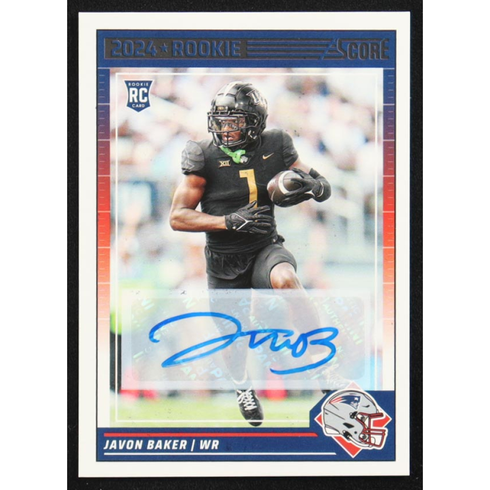 Javon Baker 2024 Score Signatures #393 RC at PristineAuction.com