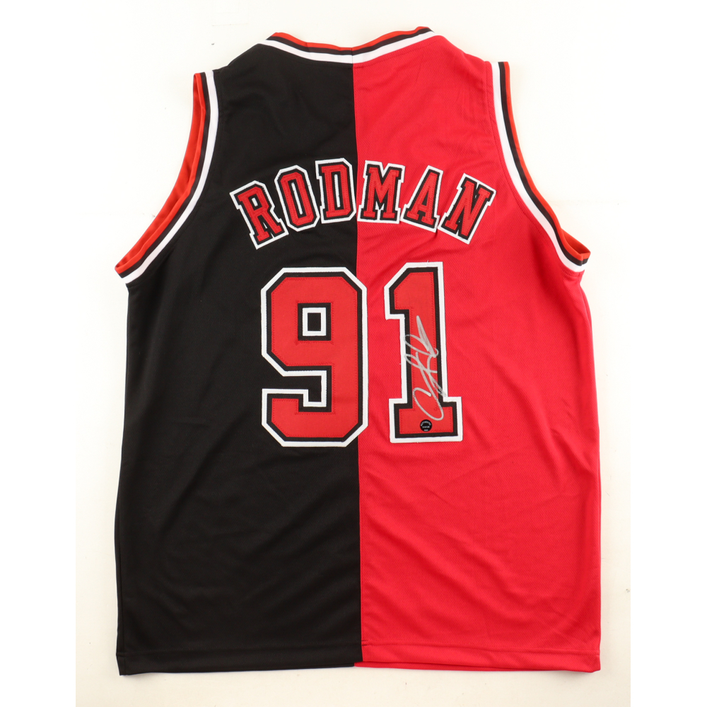 Dennis Rodman Signed Jersey (Authentic Ink) at PristineAuction.com