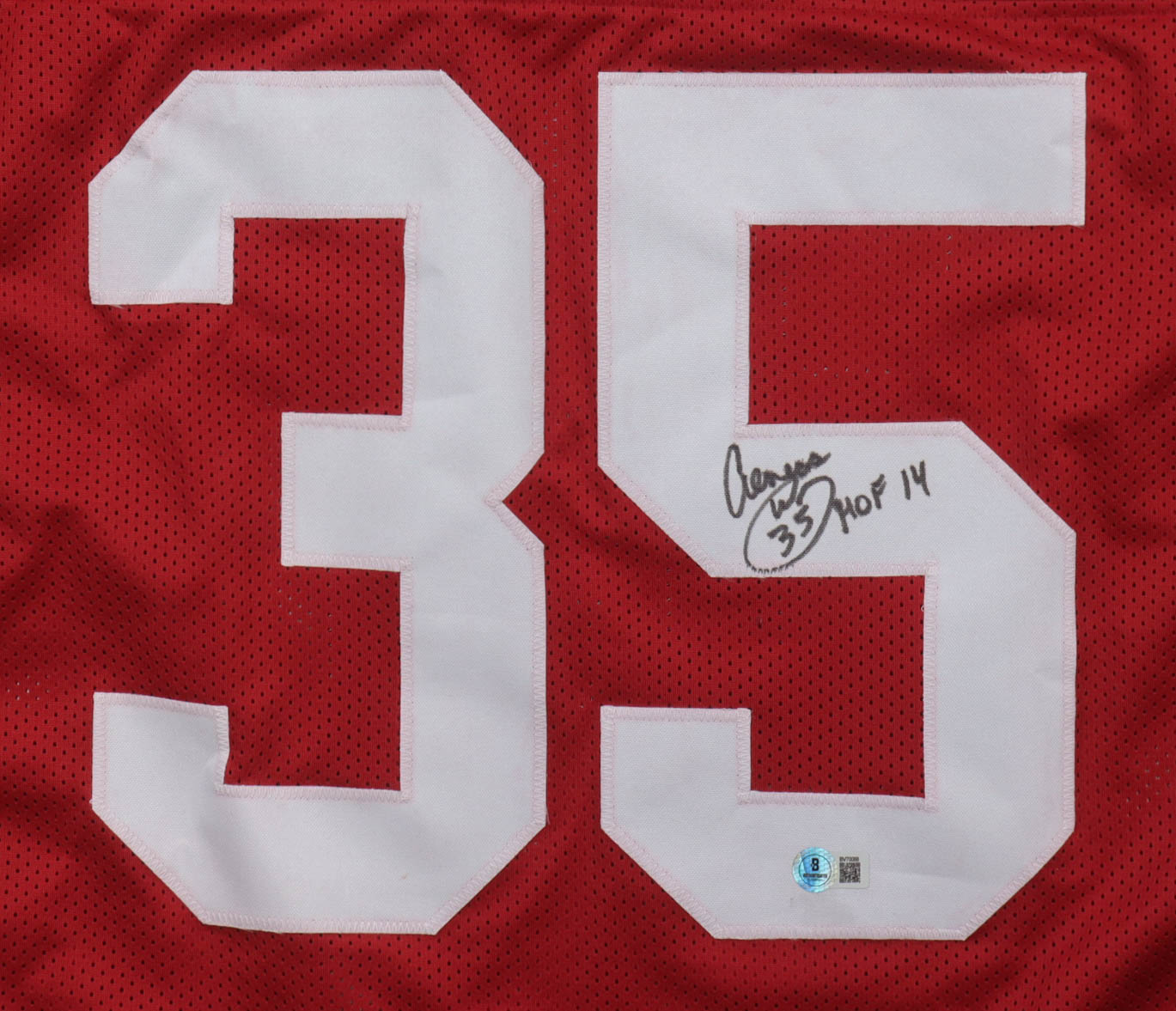 Aeneas Williams Signed Jersey Inscribed "HOF 14" (Beckett) at PristineAuction.com Aeneas Williams Signed Jersey Inscribed "HOF 14" (Beckett) at PristineAuction.com