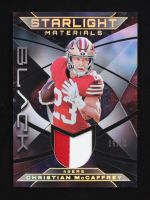 Christian McCaffrey 2024 Panini Black Starlight Materials Gold #15 #08/10 at PristineAuction.com