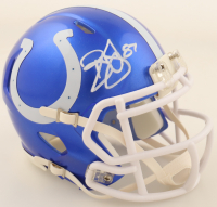 Reggie Wayne Signed Colts Flash Alternate Speed Mini Helmet (PSA) at PristineAuction.com