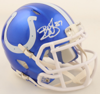 Reggie Wayne Signed Colts Flash Alternate Speed Mini Helmet (PSA) at PristineAuction.com
