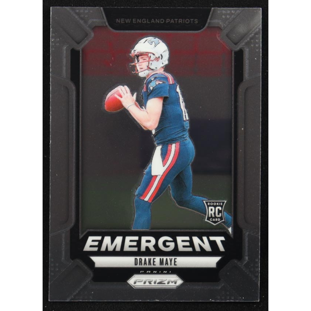 Drake Maye 2024 Panini Prizm Emergent #4 RC at PristineAuction.com