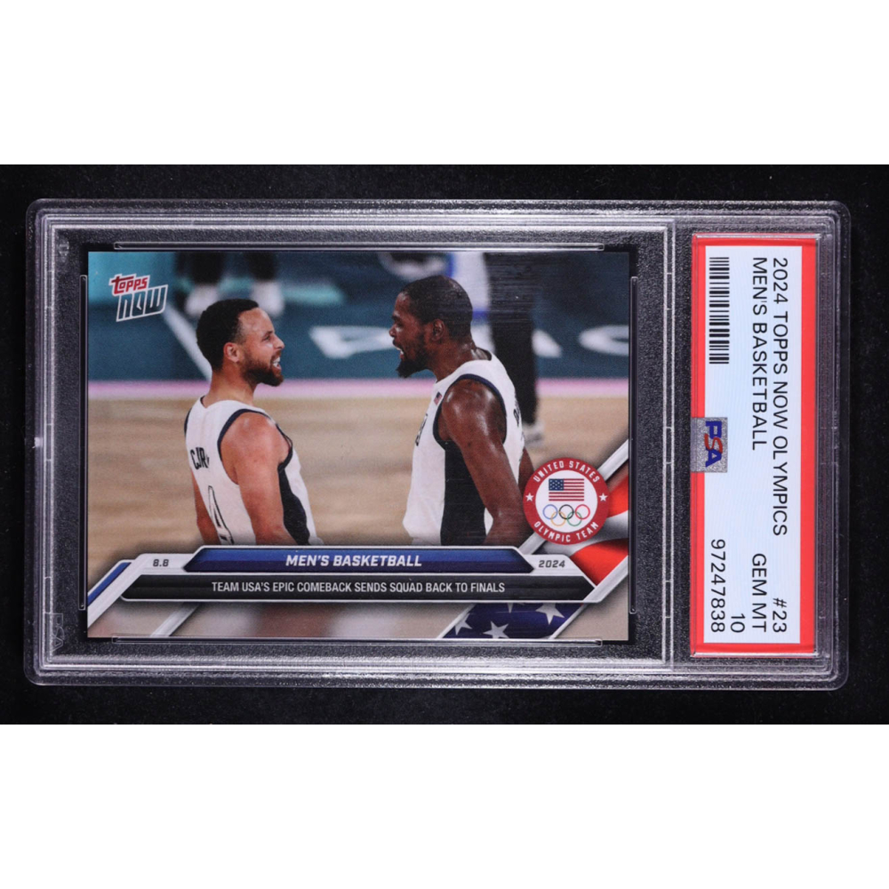 2024 Topps Now Olympics Mens Basketball #23 (PSA 10) at PristineAuction.com