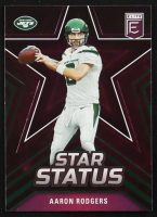 Aaron Rodgers 2023 Elite Star Status Pink #15 at PristineAuction.com