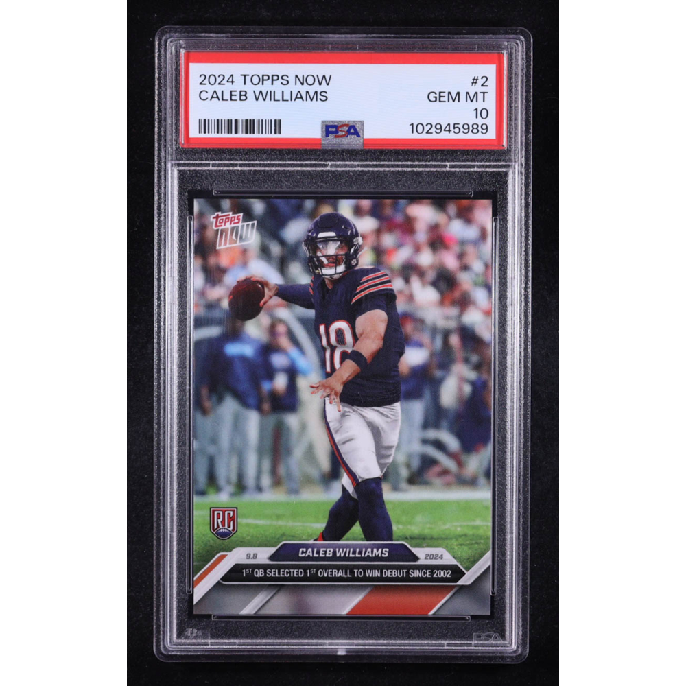 Caleb Williams 2024 Topps Now #2 RC (PSA 10) at PristineAuction.com