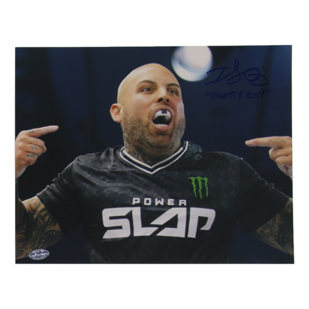 Isaih "Pretty Boy" Quinones Signed "Power Slap" 8x10 Photo (Leaf) at PristineAuction.com