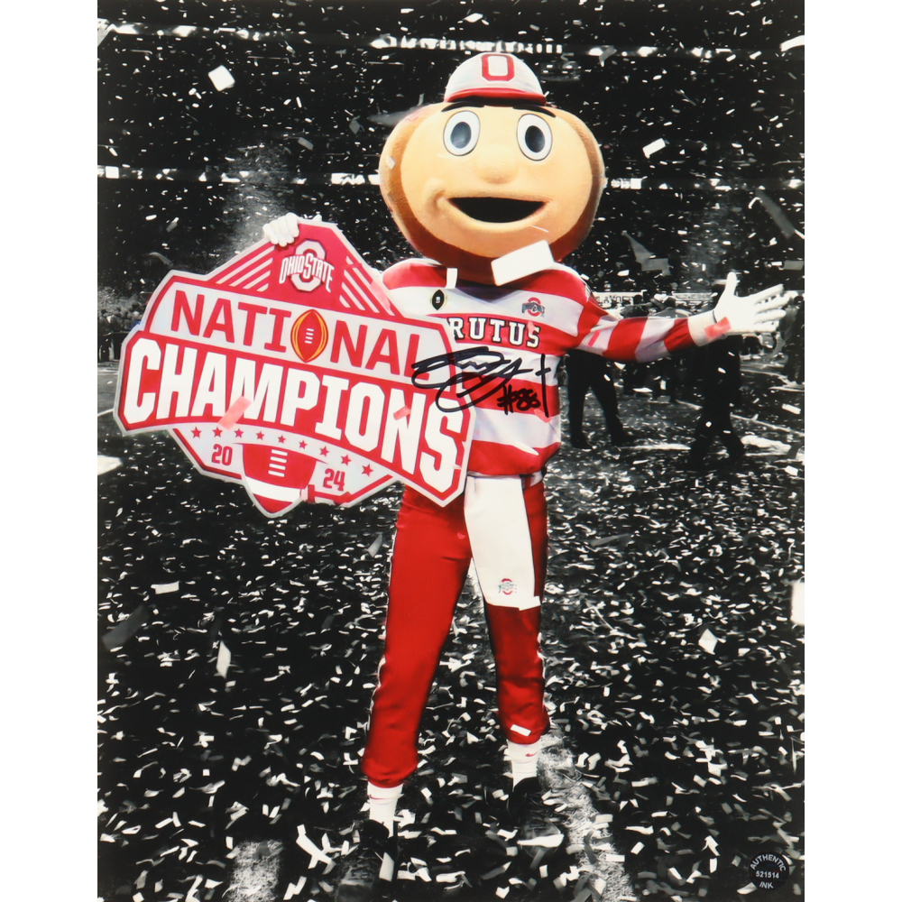 Gee Scott Jr. Signed Ohio State Buckeyes 11x14 Photo (Authentic Ink) at PristineAuction.com