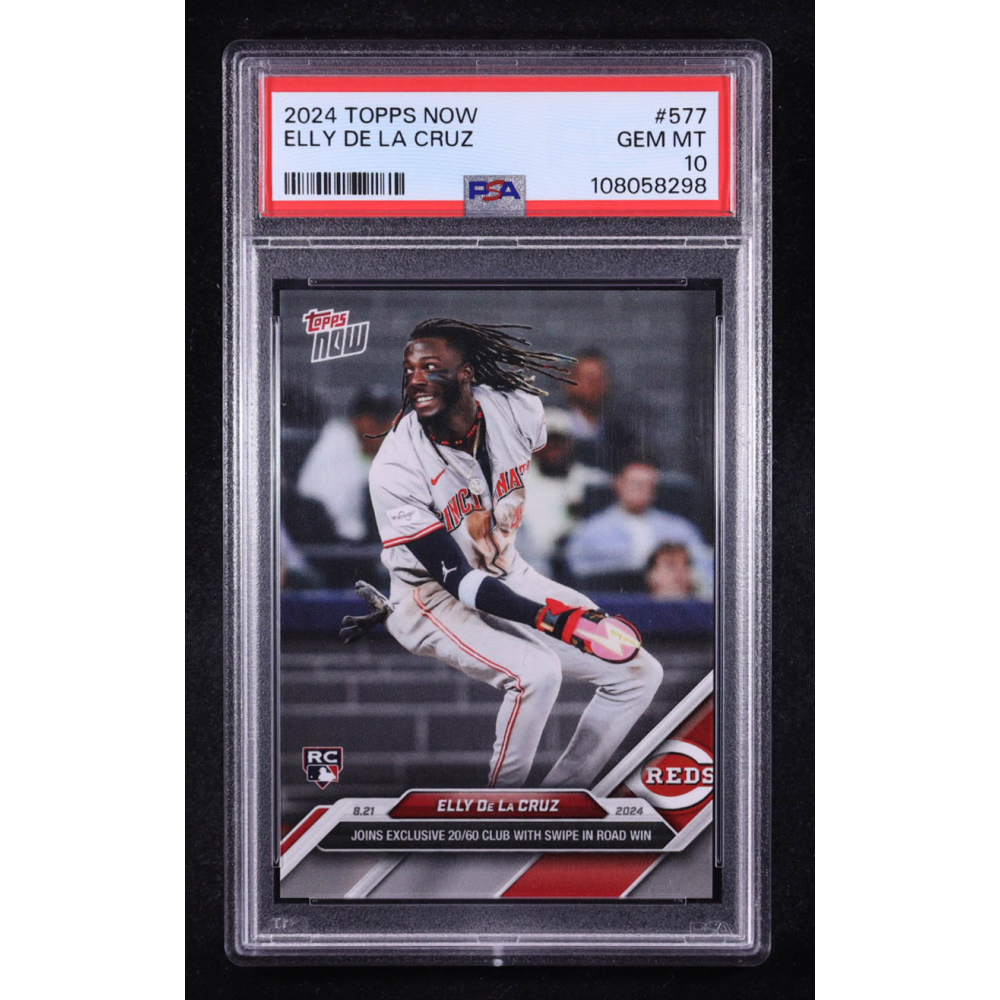 Elly De La Cruz 2024 Topps Now #577 RC (PSA 10) at PristineAuction.com
