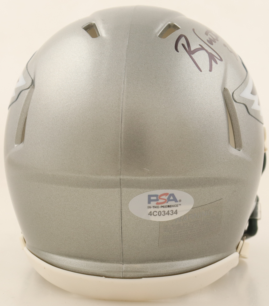 Brian Westbrook Signed Eagles Flash Alternate Speed Mini Helmet (PSA) at PristineAuction.com Brian Westbrook Signed Eagles Flash Alternate Speed Mini Helmet (PSA) at PristineAuction.com
