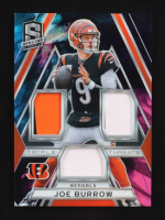 Joe Burrow 2024 Panini Spectra Triple Threats Materials Nebula #2 #1/2 at PristineAuction.com