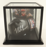 Mike Tyson Signed Ringside USA Boxing Glove with Wood Display Case (Tyson) at PristineAuction.com