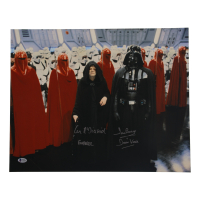 David Prowse & Ian McDiarmid Signed "Star Wars" 16x20 Photo Inscribed "Emperor" & "is Darth Vader" (Beckett) at PristineAuction.com