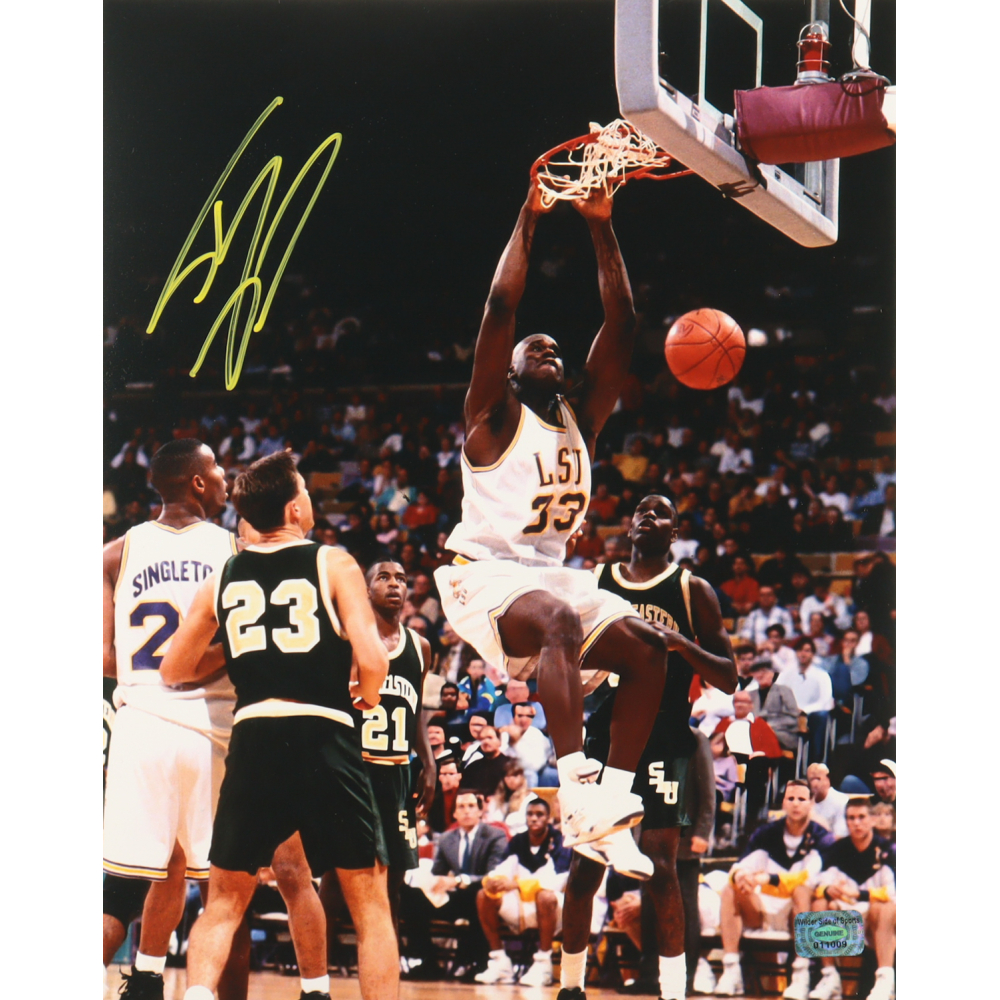 Shaquille O'Neal Signed LSU Tigers 11x14 Photo (Wilder Side of Sports) at PristineAuction.com