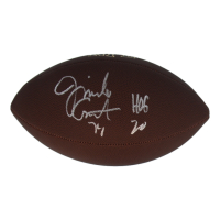 Jim Covert Signed NFL Football Inscribed "HOF 20" (Schwartz) at PristineAuction.com