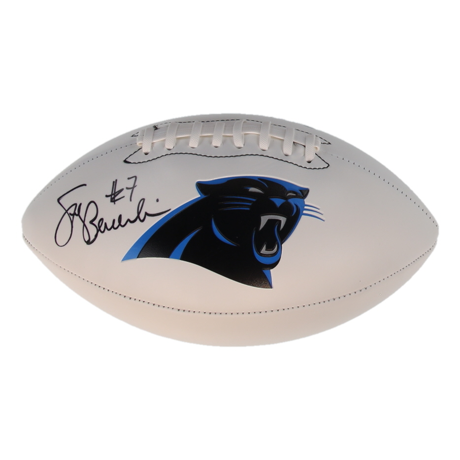Steve Beuerlein Signed Panthers Logo Football (Schwartz) at PristineAuction.com Steve Beuerlein Signed Panthers Logo Football (Schwartz) at PristineAuction.com