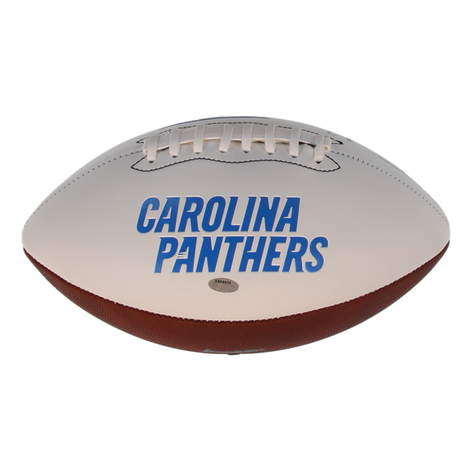 Steve Beuerlein Signed Panthers Logo Football (Schwartz) at PristineAuction.com Steve Beuerlein Signed Panthers Logo Football (Schwartz) at PristineAuction.com