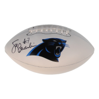 Steve Beuerlein Signed Panthers Logo Football (Schwartz) at PristineAuction.com