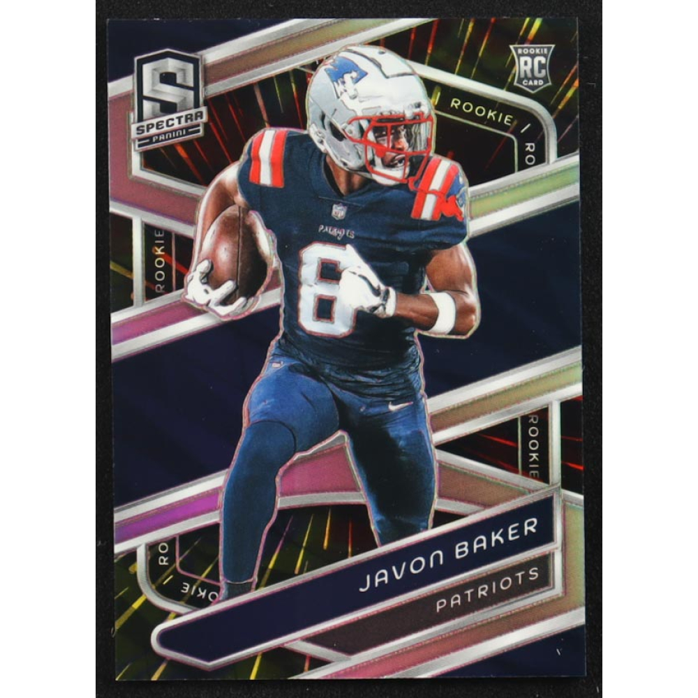 Javon Baker 2024 Panini Spectra Hyper #142 #38/75 RC at PristineAuction.com