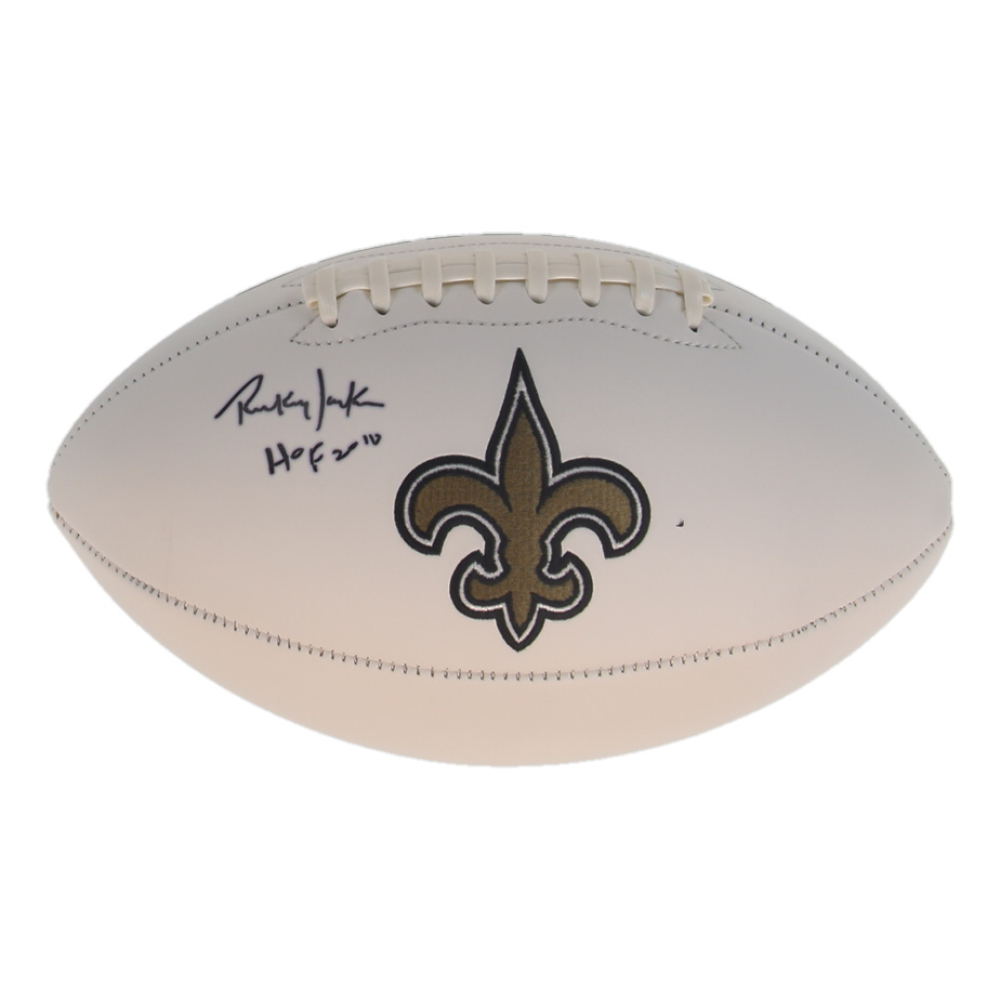 Rickey Jackson Signed Saints Logo Football Inscribed "HOF 2010" (Schwartz) at PristineAuction.com