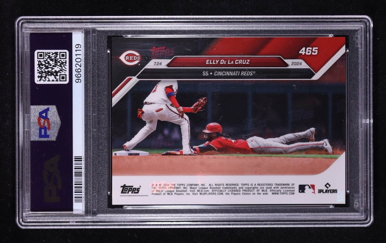 Elly De La Cruz 2024 Topps Now #465 RC (PSA 10) at PristineAuction.com Elly De La Cruz 2024 Topps Now #465 RC (PSA 10) at PristineAuction.com