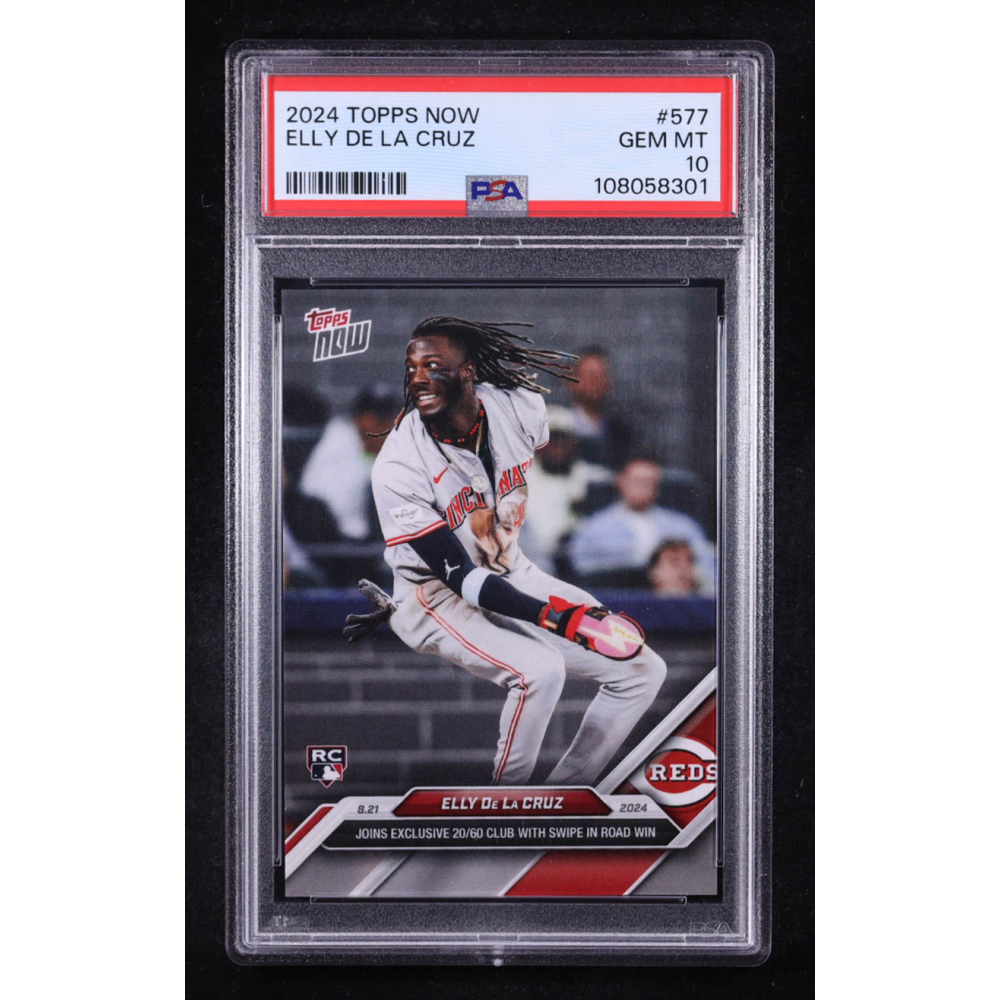 Elly De La Cruz 2024 Topps Now #577 RC (PSA 10) at PristineAuction.com