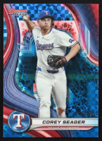 Corey Seager 2024 Bowman's Best Blue X-Fractors #67 #118/150 at PristineAuction.com