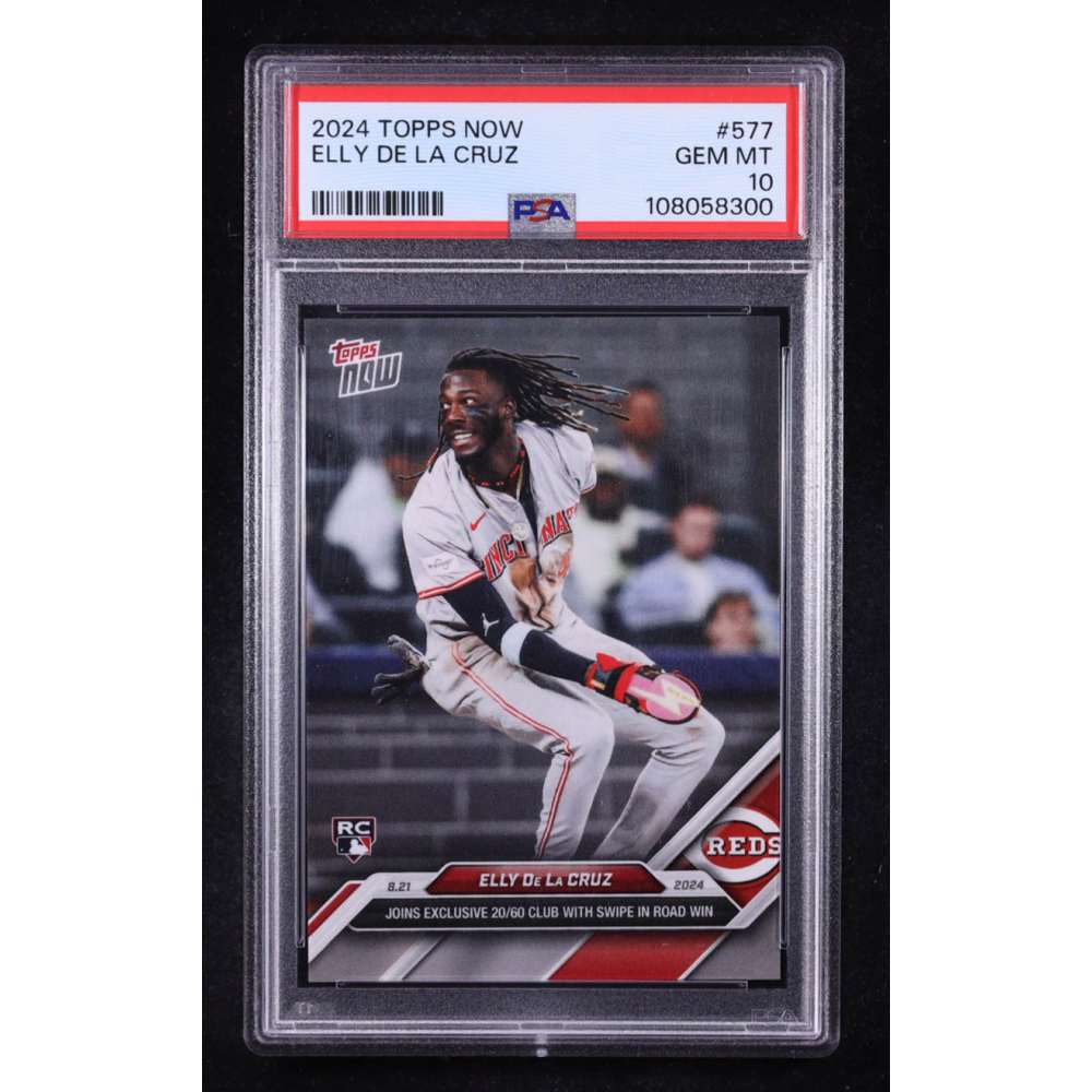 Elly De La Cruz 2024 Topps Now #577 RC (PSA 10) at PristineAuction.com