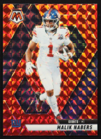 Malik Nabers 2025 Panini Mosaic Mosaic Red #100 at PristineAuction.com