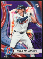 Kyle Manzardo 2024 Bowman's Best Purple Refractors #22 #192/250 RC at PristineAuction.com