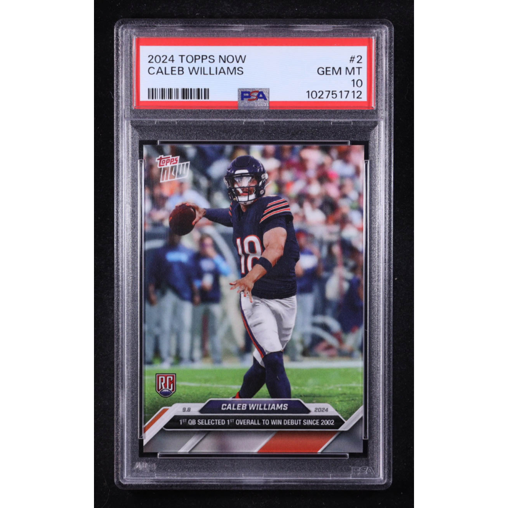 Caleb Williams 2024 Topps Now #2 RC (PSA 10) at PristineAuction.com