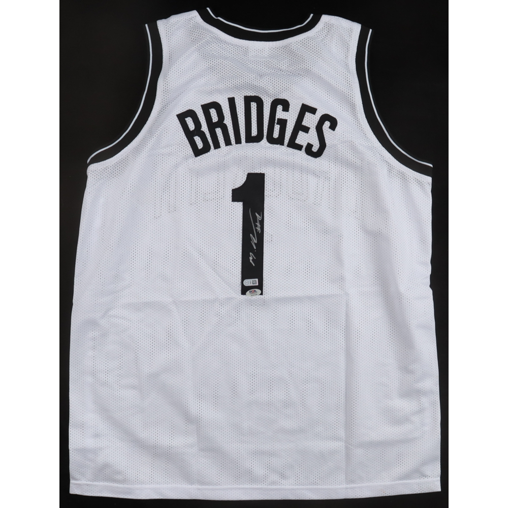 Mikal Bridges Signed Jersey (PSA & USA SM) at PristineAuction.com