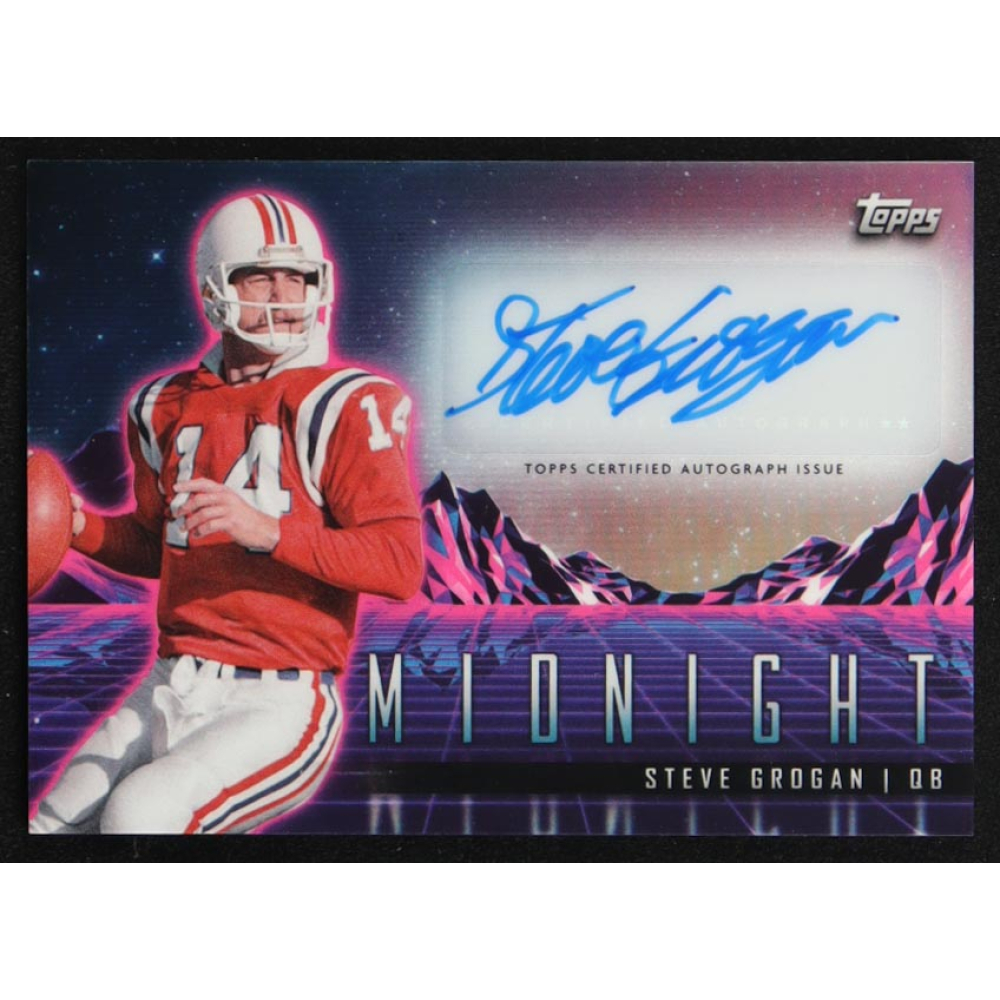 Steve Grogan 2024 Topps Midnight Horizon Signatures #HZSSG at PristineAuction.com