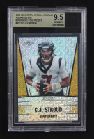 CJ Stroud 2023 Leaf Metal Special Release Rookie Silver Mojo Gold Foil Proofs #RS11 #1/1 RC (BGS 9.5) at PristineAuction.com