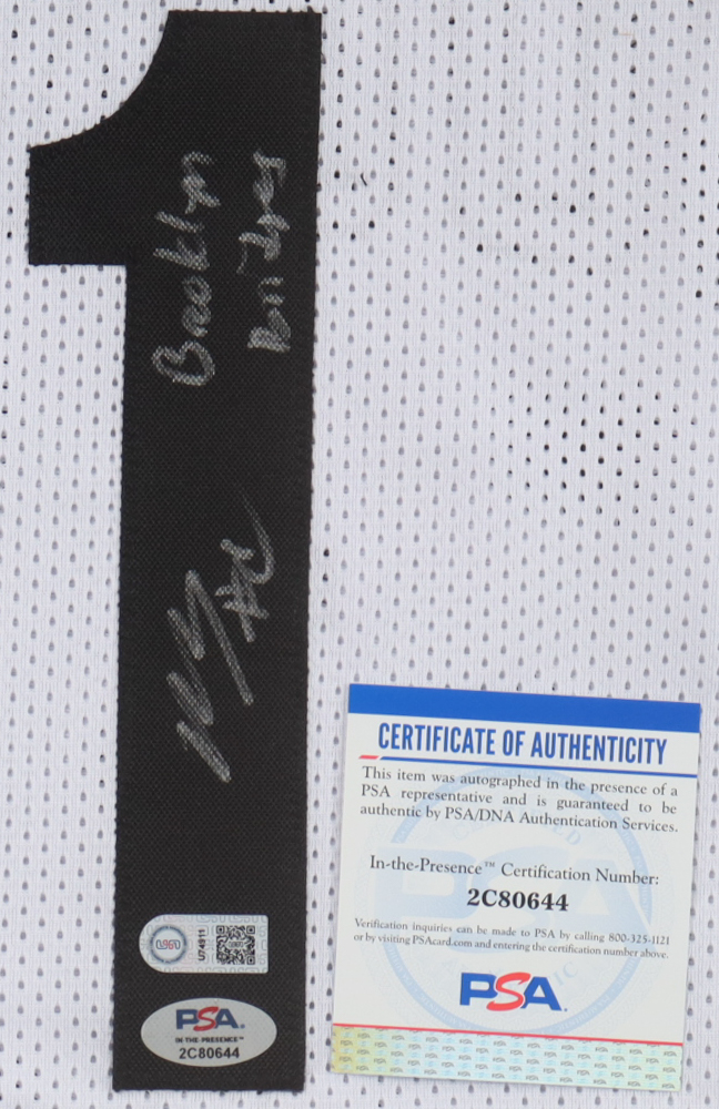 Mikal Bridges Signed Jersey Inscribed "Brooklyn Bridges" (USA SM) at PristineAuction.com Mikal Bridges Signed Jersey Inscribed "Brooklyn Bridges" (USA SM) at PristineAuction.com